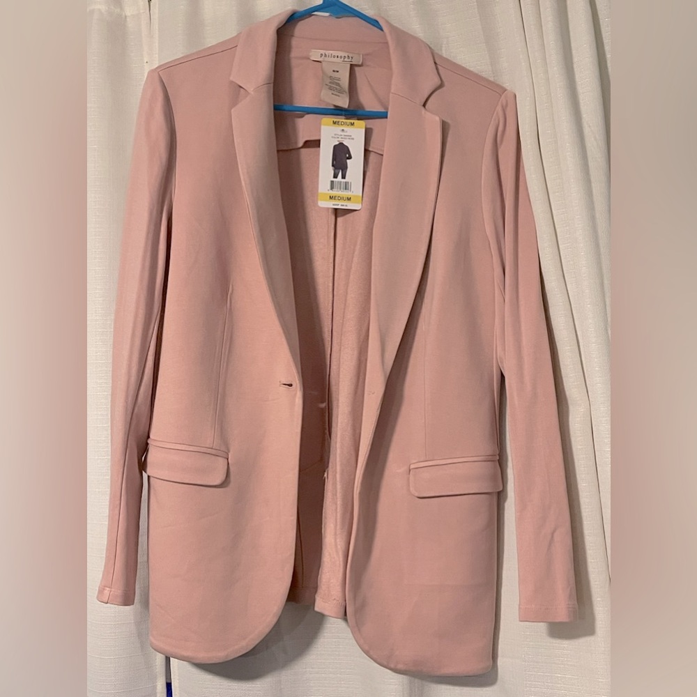 Philosophy Pink Blazer